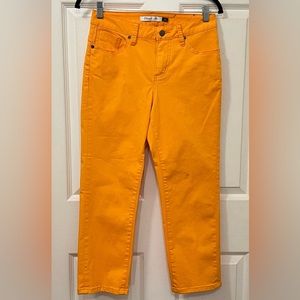 Rare Christopher orange Jeans size 4